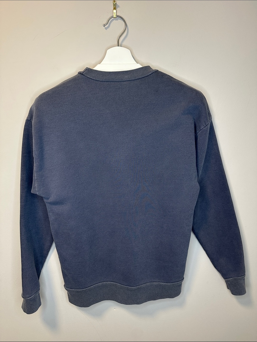 Frame Denim Melrose Place Los Angeles Crewneck Sweatshirt - Faded Navy - Picture 10 of 12